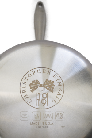 Christopher Kimball for 1919 3-quart Covered Stainless Steel Saucepan 