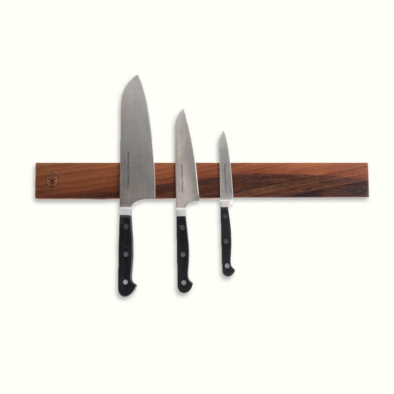 Mono Multipole Walnut Magnetic Knife Holder