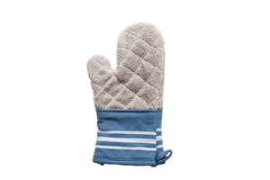 Oven Mitt French Stripe Bering Sea